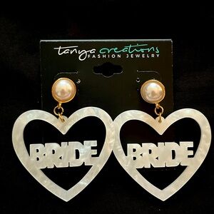 “BRIDE” earrings
